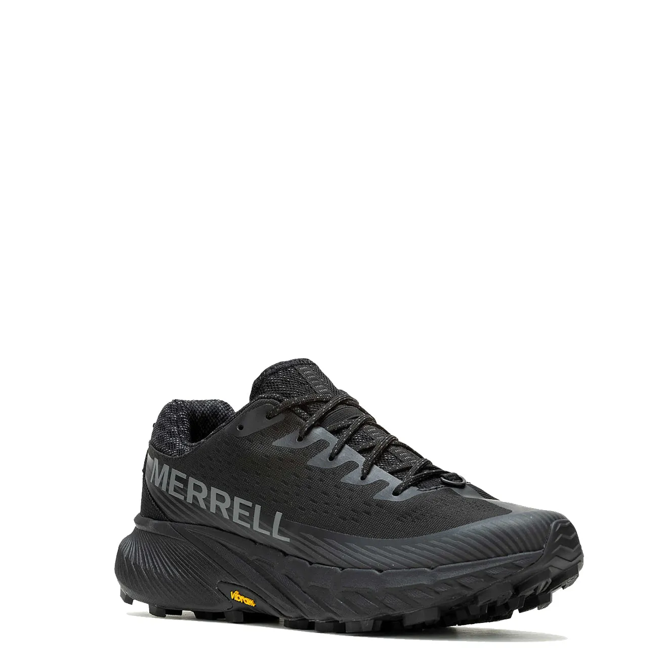 Stretch Fabric Work Commute Merrell Agility Peak 5 Trainer Black/Black
