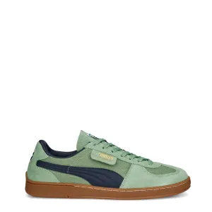 Puma Super Team OG Trainers Dusty Green / PUMA Navy Green Core Stitch Free Construction