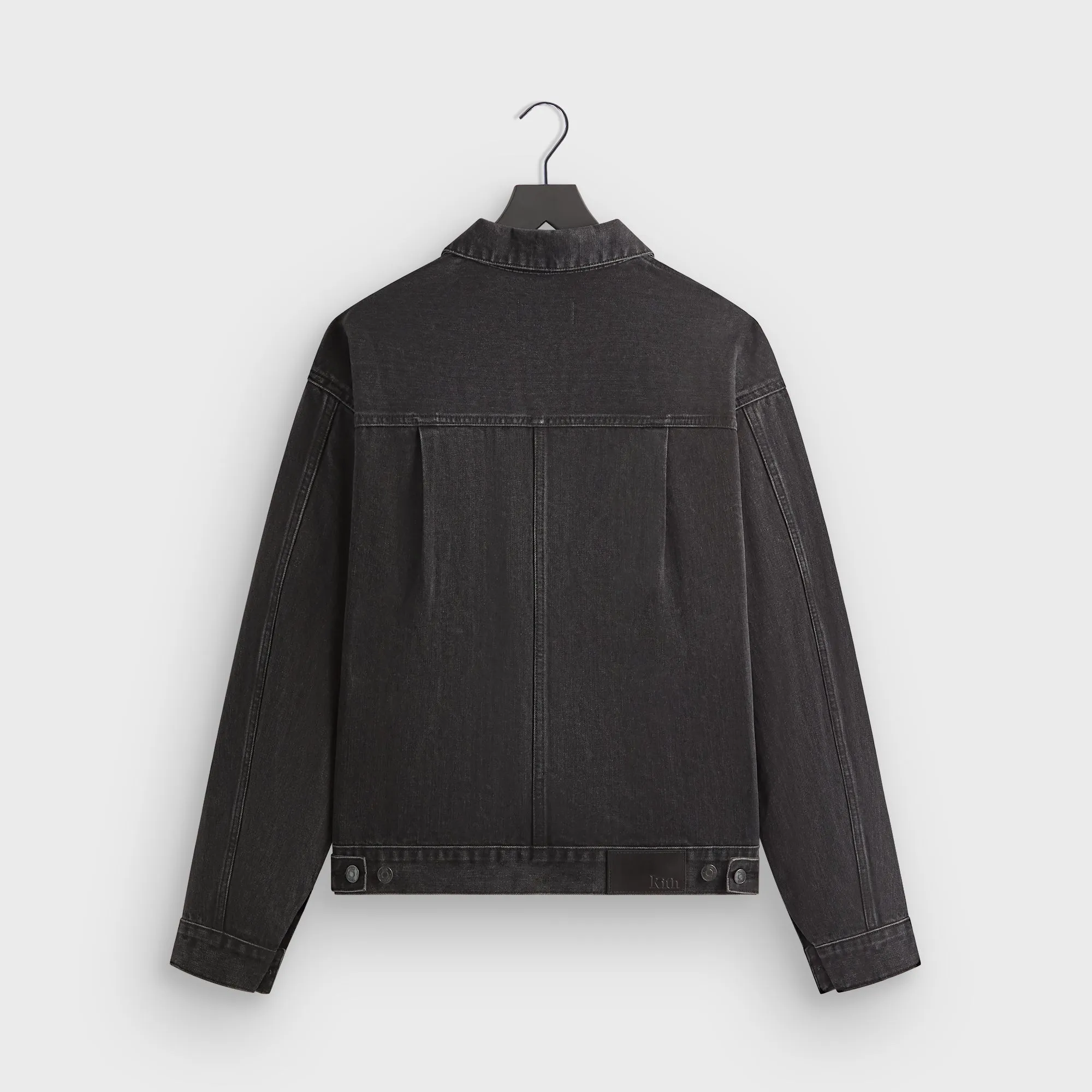Kith Alonzo Denim Jacket - Xavier Wash Auxiliary Attachment Points Rainy Day