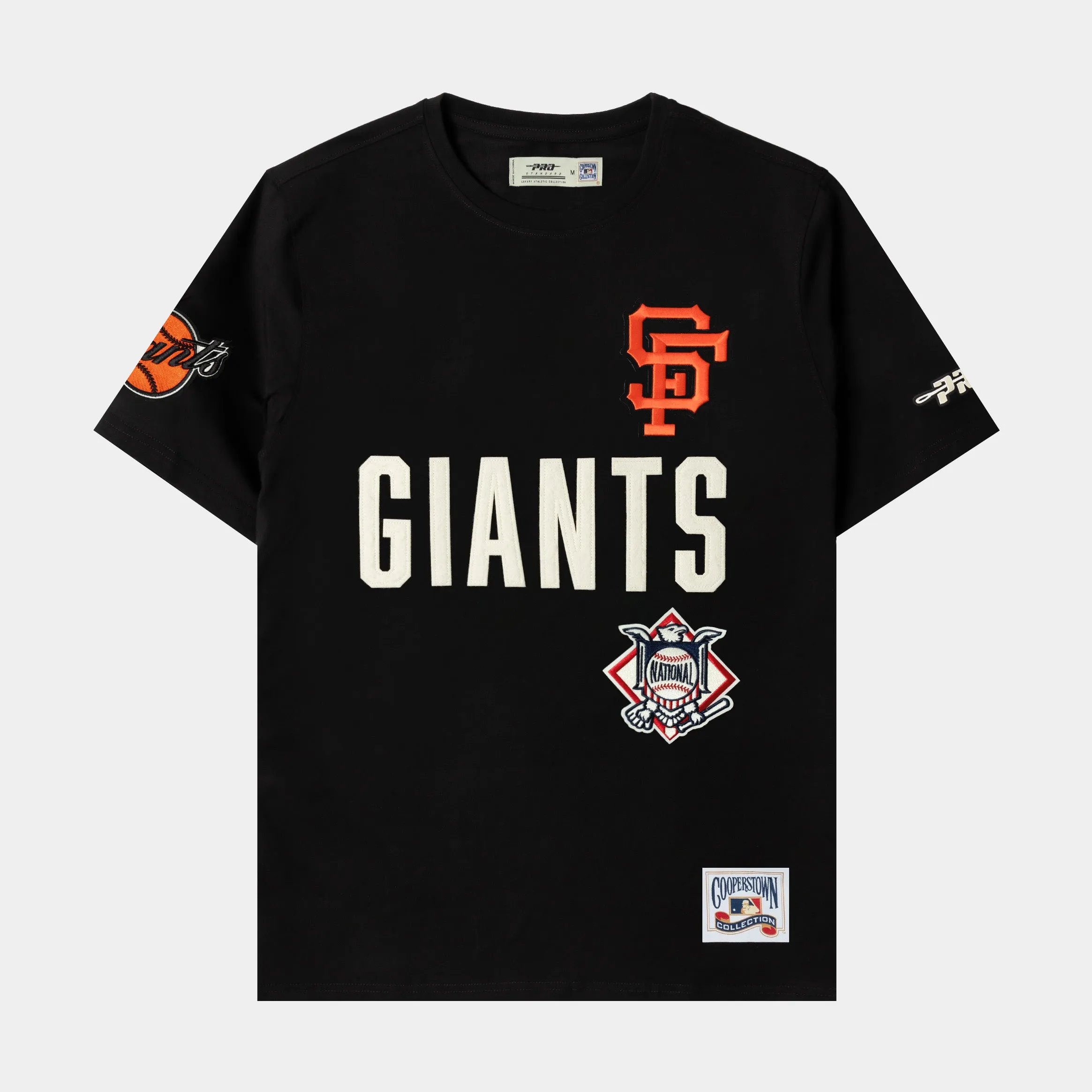 Soft and Stylish On-the-Go Fashion MLB San Francisco Giants Original Mens Short Sleeve Shirt (Black/White)