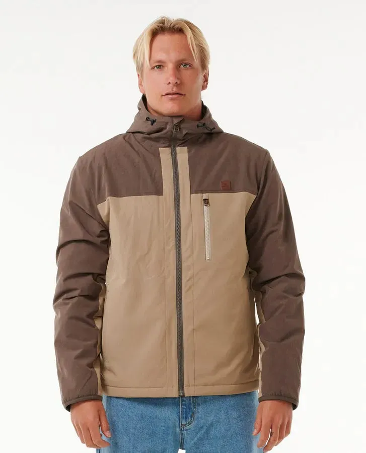 Anti Snag Fabric Rip Curl Mens Jacket Anti-Series Elite Lined