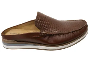 Path Firm Democrata Terri Mens Leather Slip On Comfortable Shoes Made In Brazil