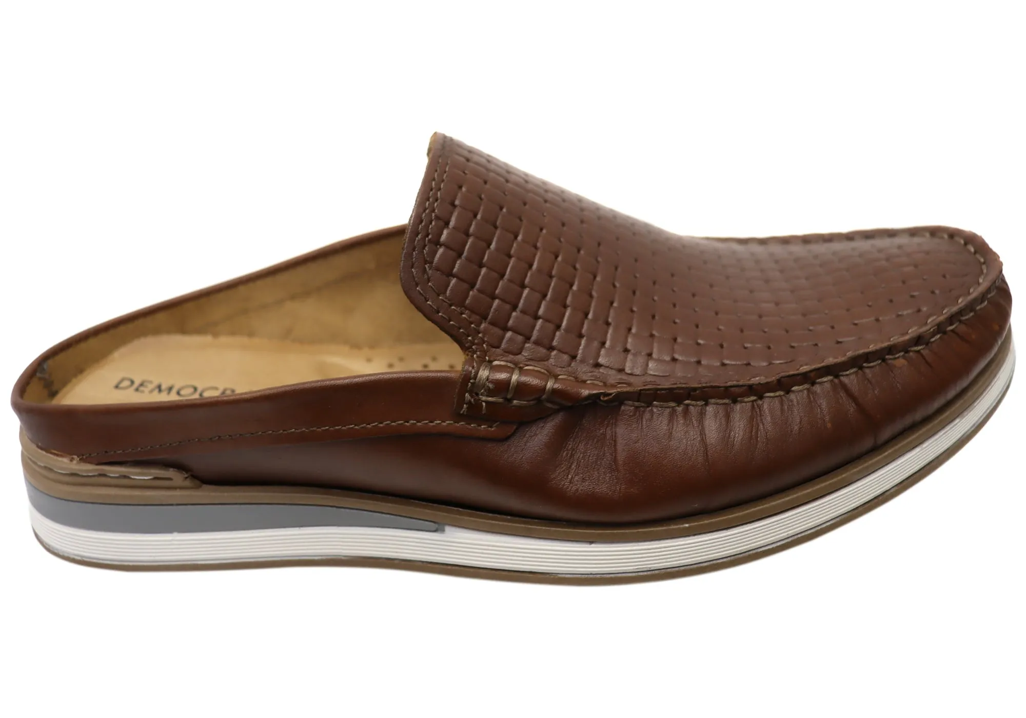 Path Firm Democrata Terri Mens Leather Slip On Comfortable Shoes Made In Brazil