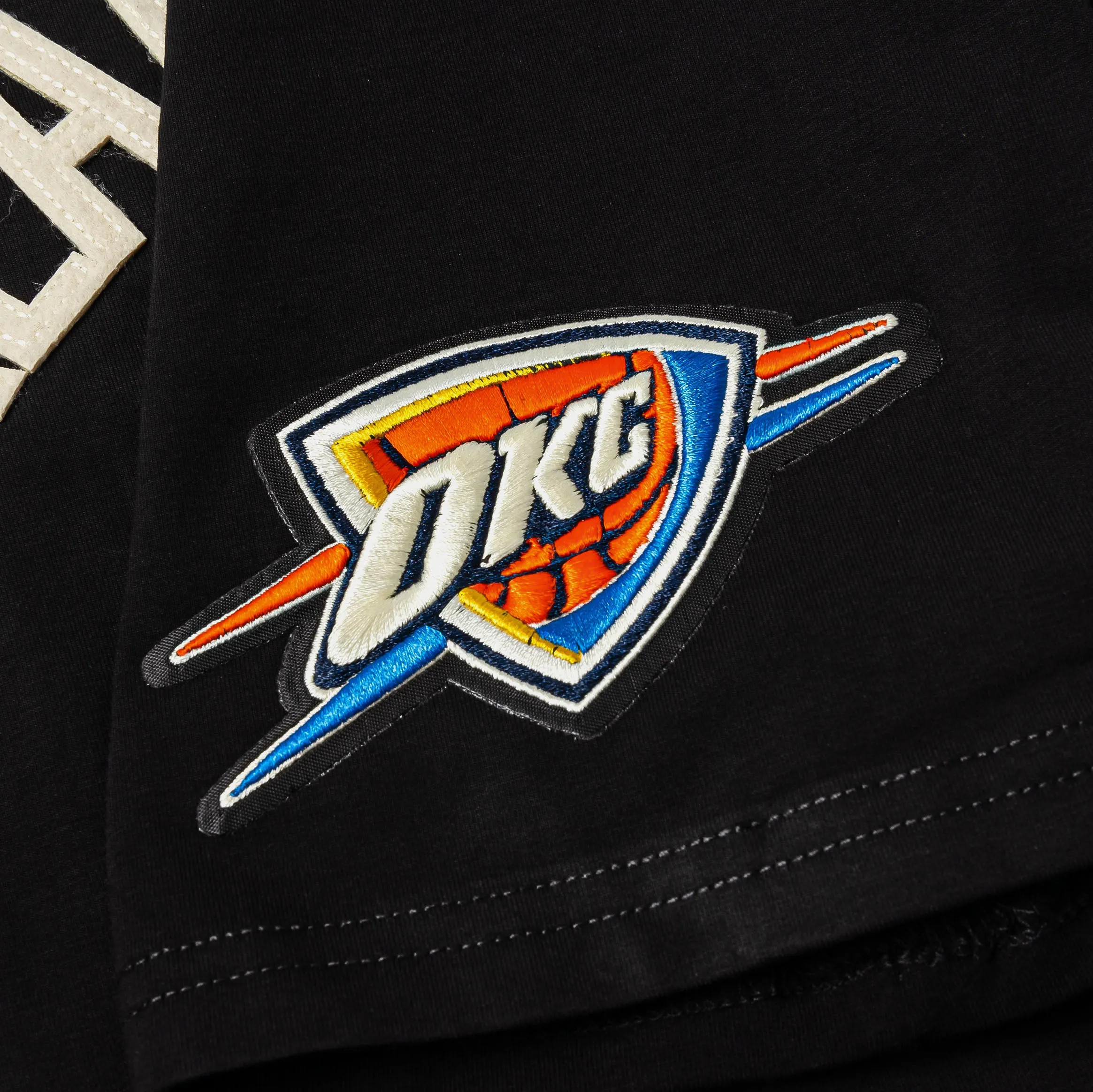 Cozy Design NBA Oklahoma City Thunder Original Mens Short Sleeve Shirt (Black/White)