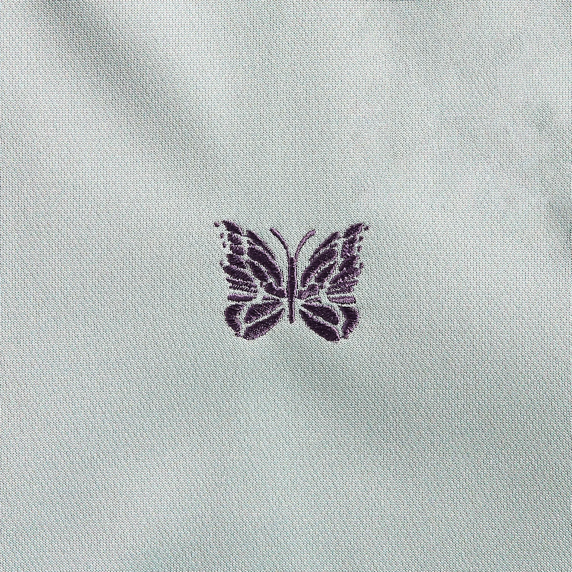 Hypoallergenic Interior Needles Track Jacket Poly Smooth - Sax