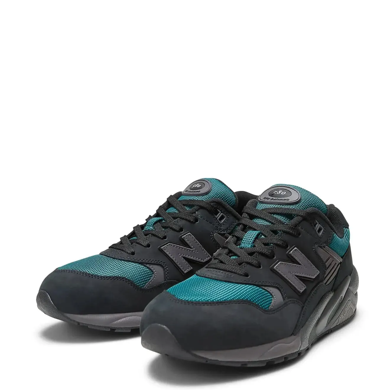 New Balance 580 Trainers Black / Vintage Teal / Magnet Court Grip