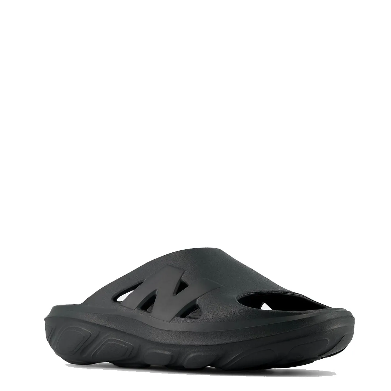 Eco Friendly Minimalist Fans Slim Line New Balance FreshFoam RCVRY Slide Trainer Phantom / Parchment