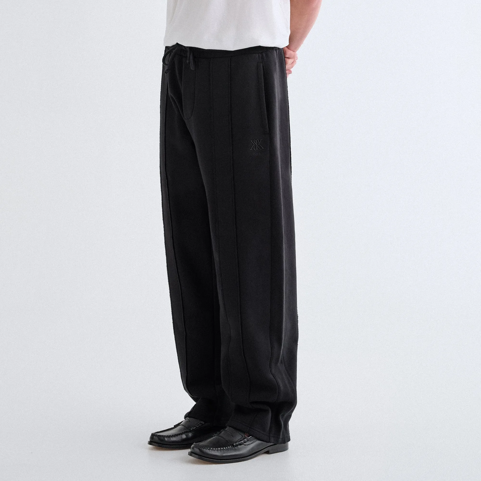 Kith Bryson Panelled Sweatpant - Black Anti Odor Technology Soft Wear
