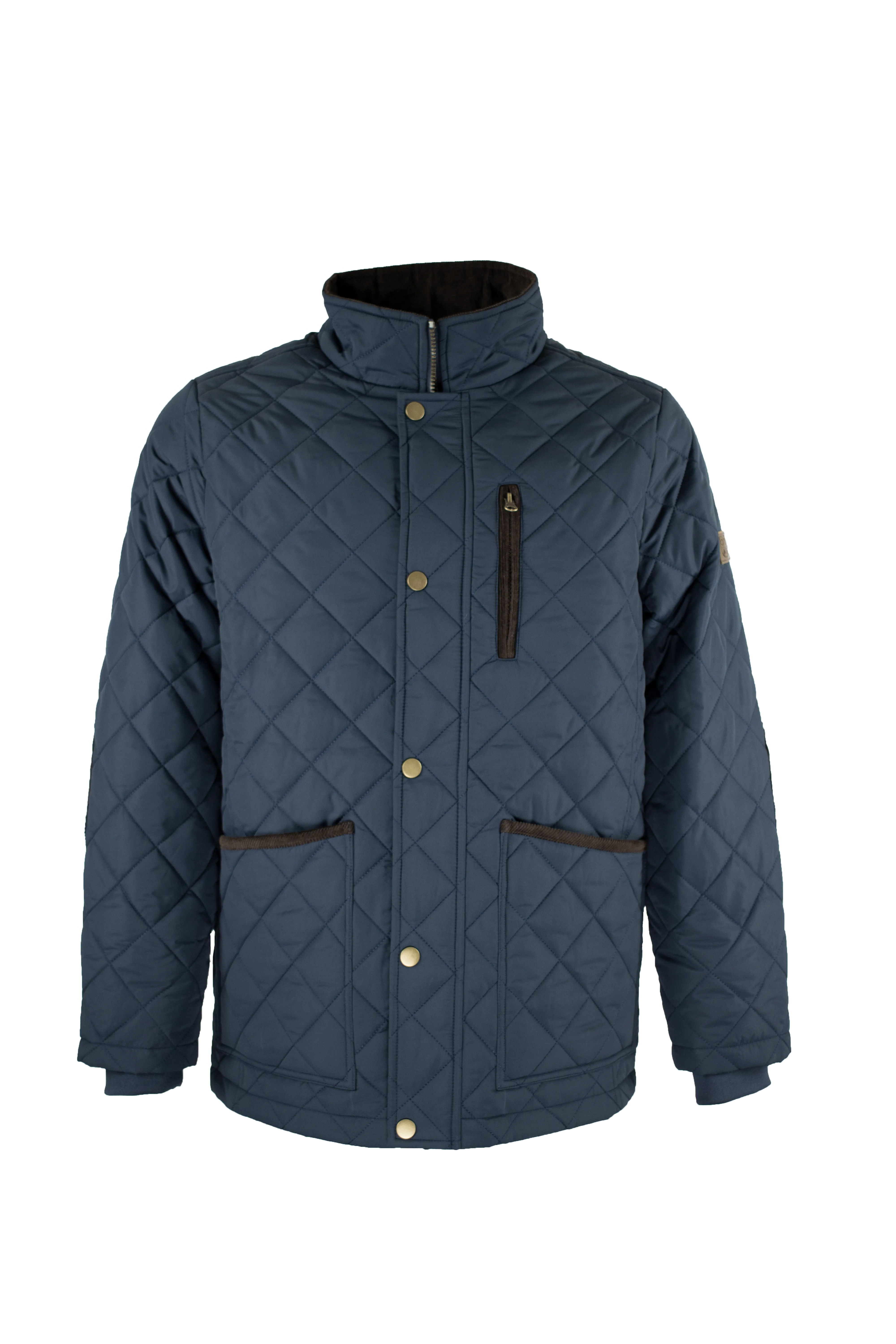 Antibacterial Finish SustainableBlend MJ003 - Men's Aron Quilted Jacket - NAVY