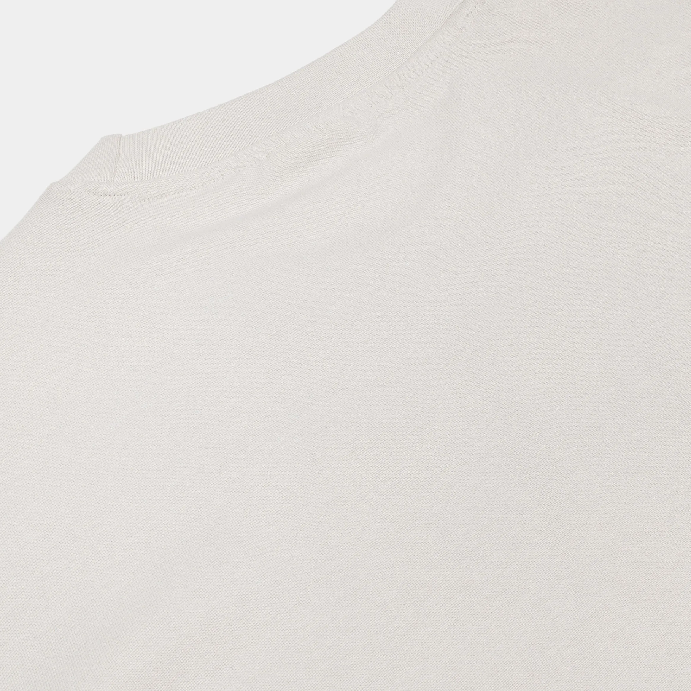 Cropped Tee Mens Short Sleeve Shirt (Stone) Sleek Fit Wear