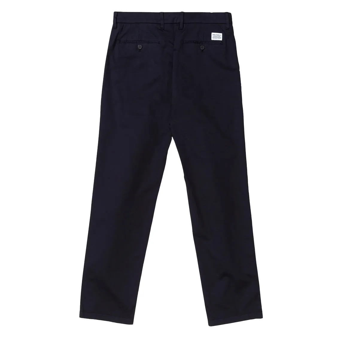 Slim Fit Wear Smart Casual Norse Projects Aros Long Light Stretch Trousers Dark Navy