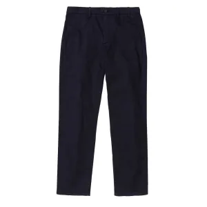 Norse Projects Aros Long Light Stretch Trousers Dark Navy FourWayStretch