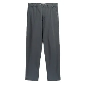 Norse Projects Aros Long Light Stretch Trousers Slate Grey Modern Design Smooth Fit Lining