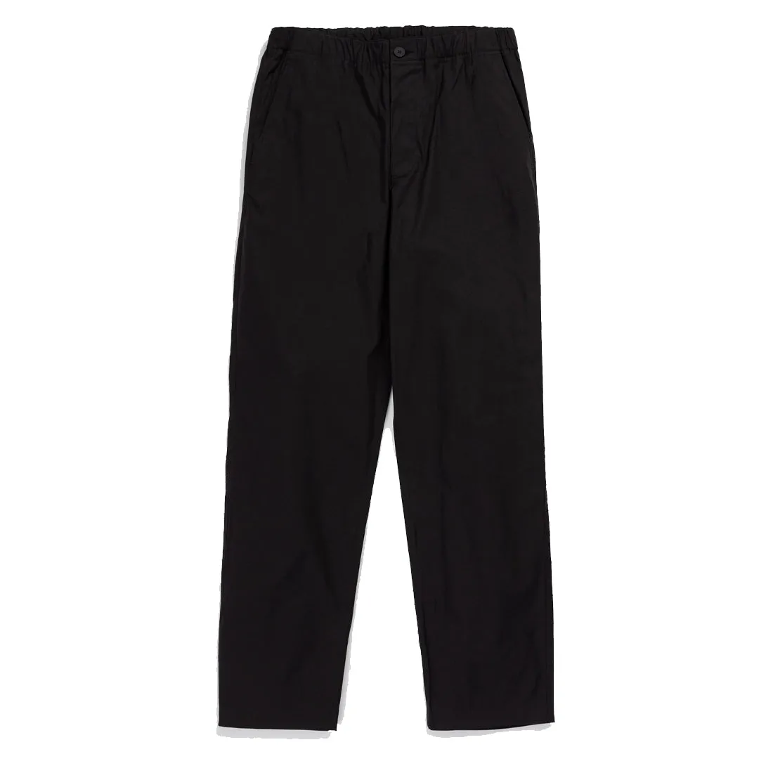 Reinforced Knees Norse Projects Ezra Relaxed Solotex Twill Trouser Black