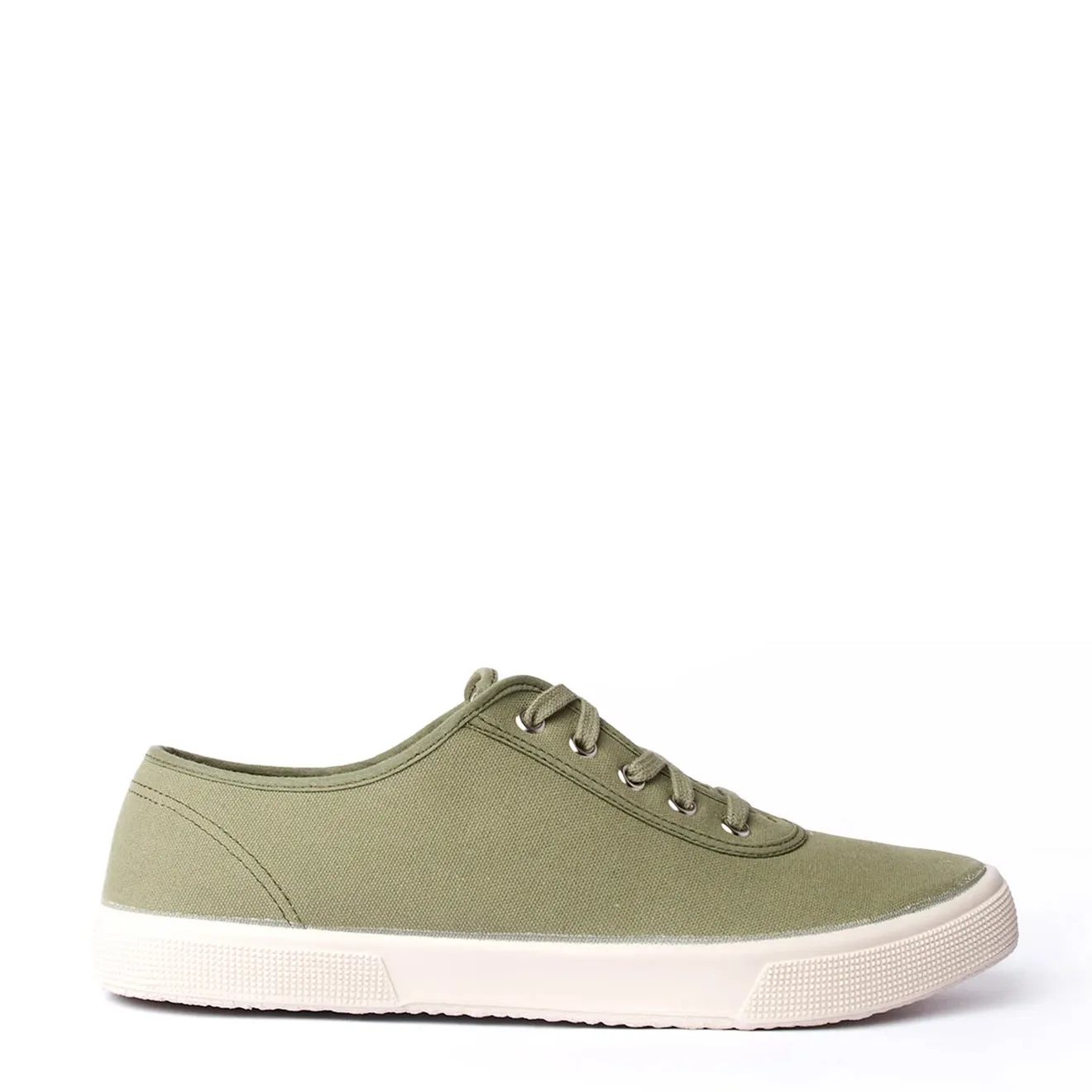 Eco Friendly Office Workers Novesta Ital Trainer Khaki / Ivory