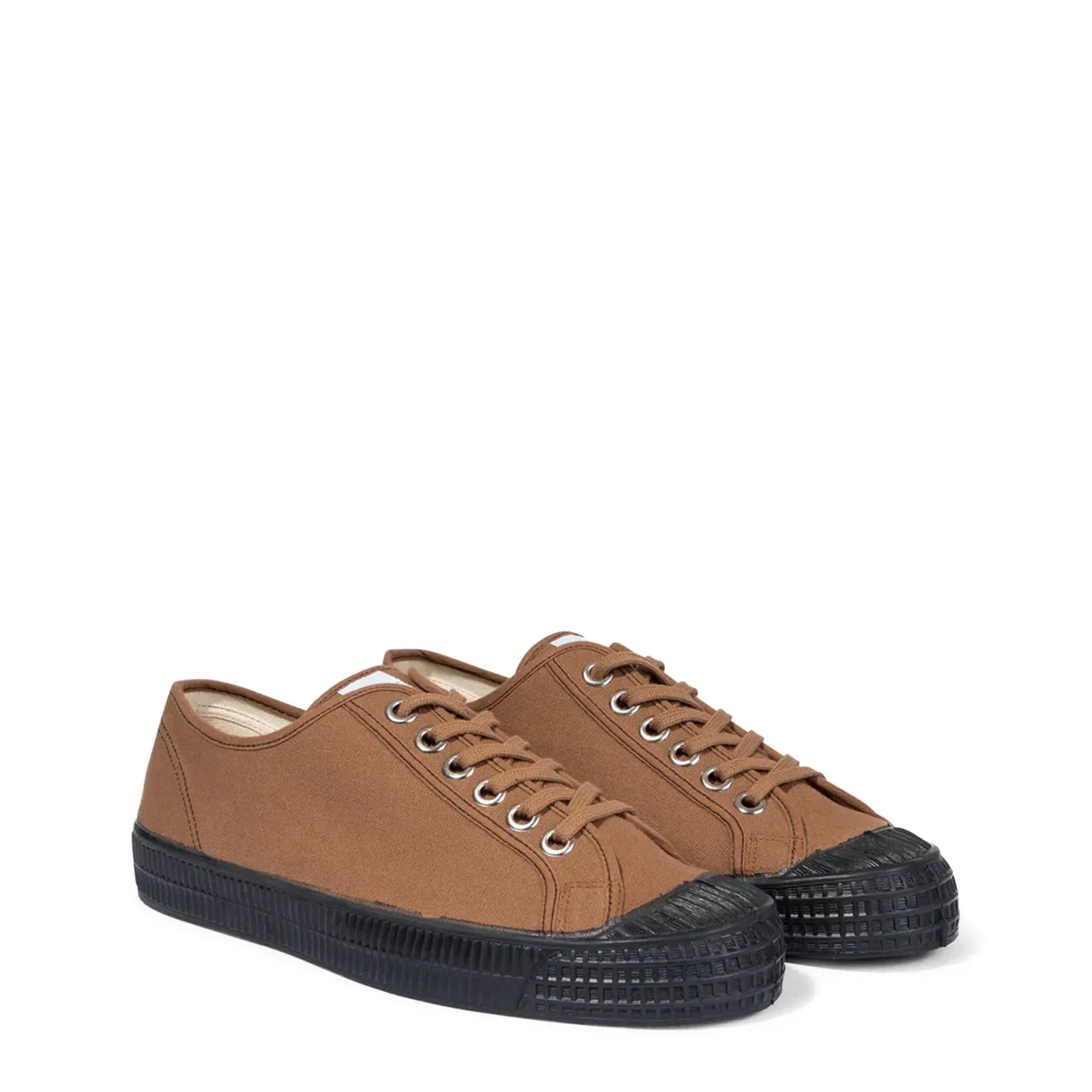 Bone Aid Novesta Star Master Contrast Stitch Mocha Black / Black