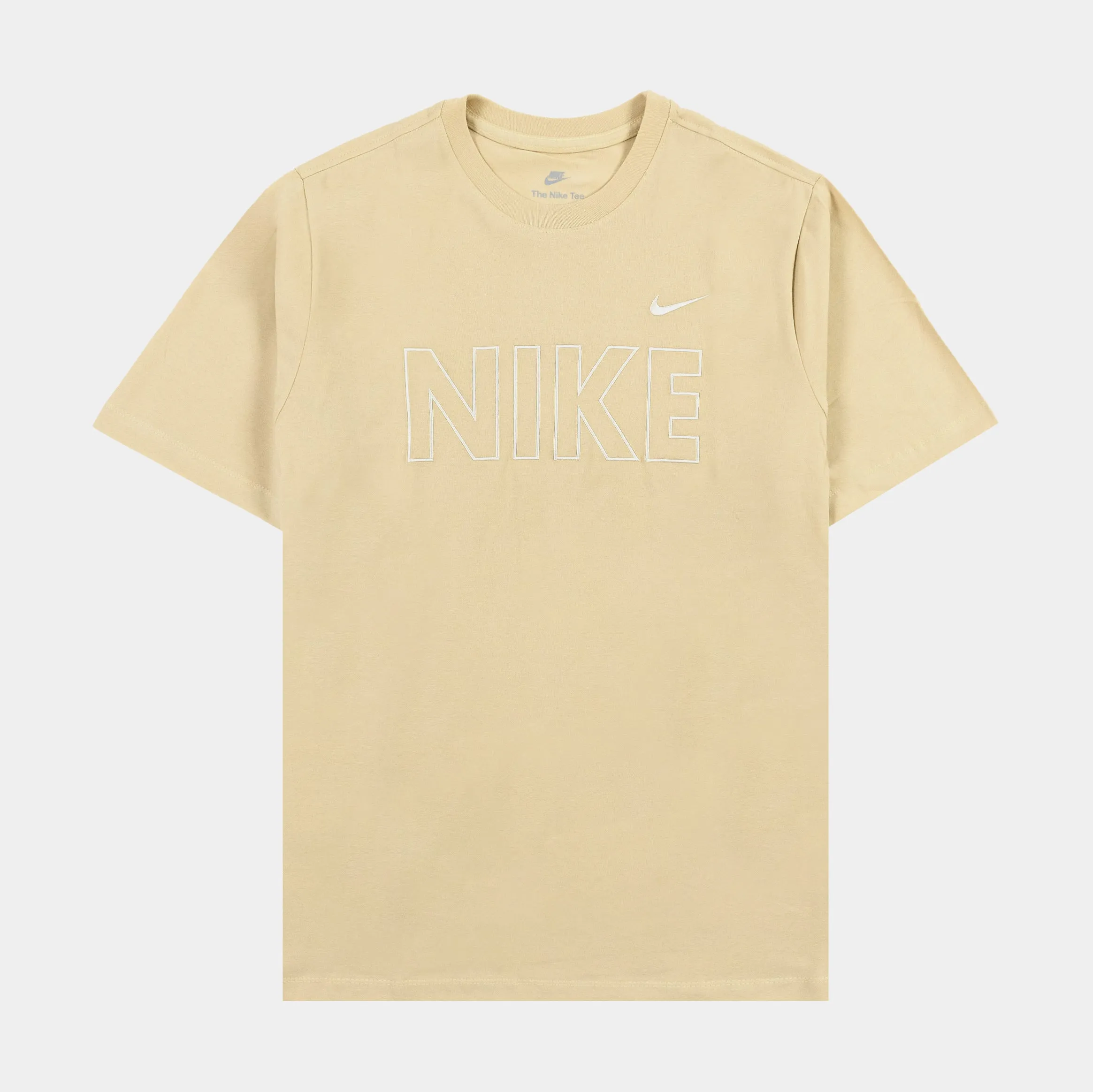 Stylish and Cozy NSW Club Mens Short Sleeve Shirt (Beige)