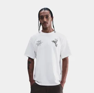 Anti Static Fabric Modern innovation NSW Max 90 On The Wings Of Victory Mens Short Sleeve Shirt (White/Black)