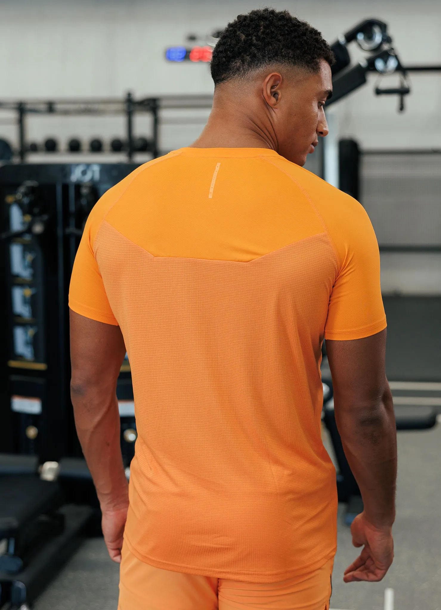Functional Fit Gym King Flex 2.0 Tee - Amber/Black