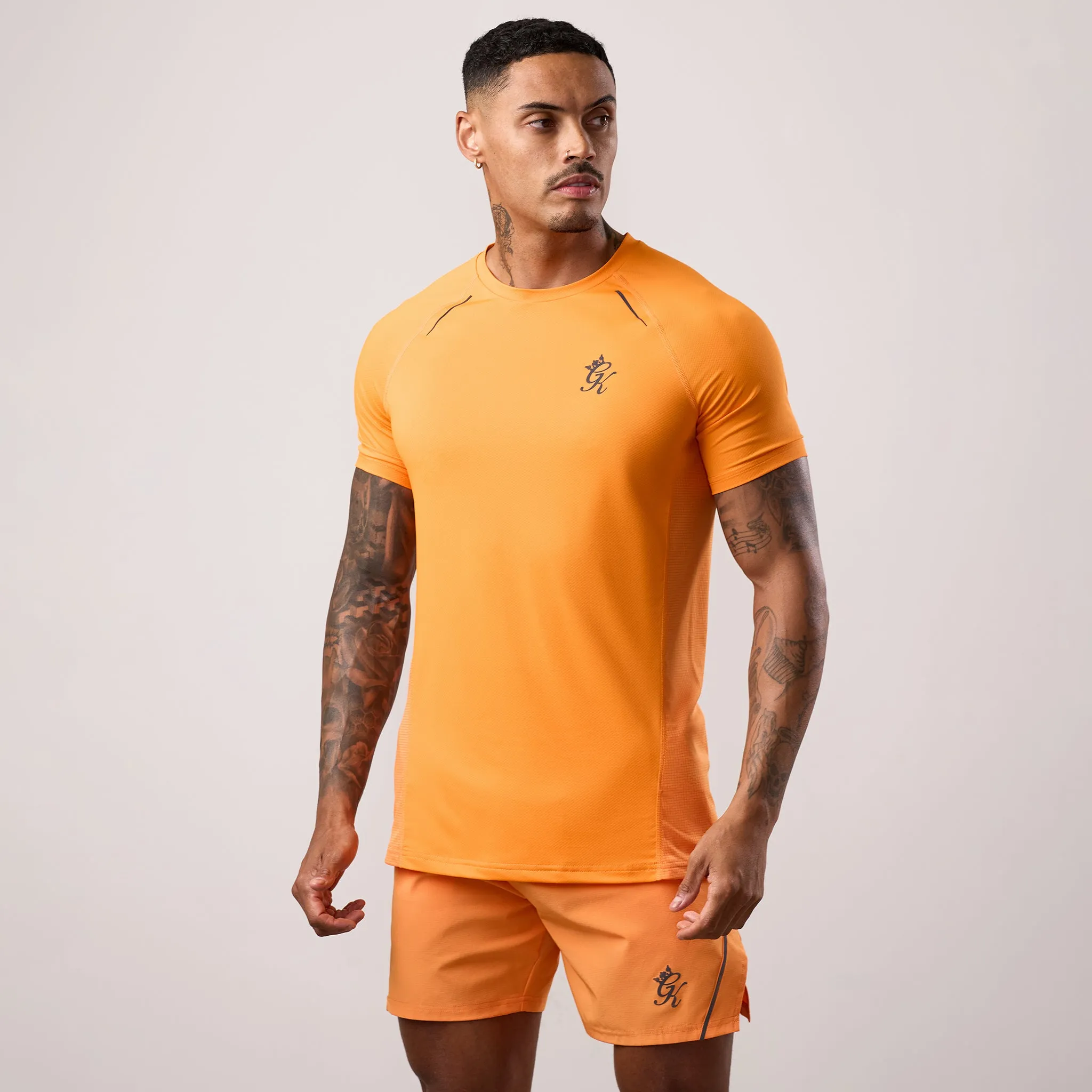 Light and Fresh Gym King Flex 2.0 Tee - Amber/Black