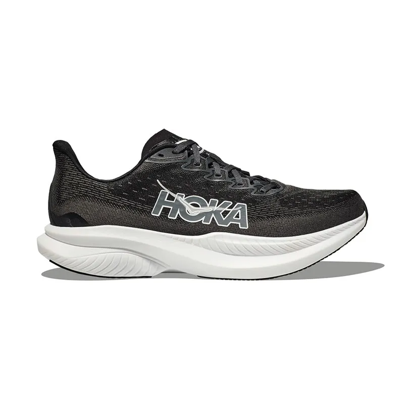 Men's Mach 6 Black/White Branded quality Running Form