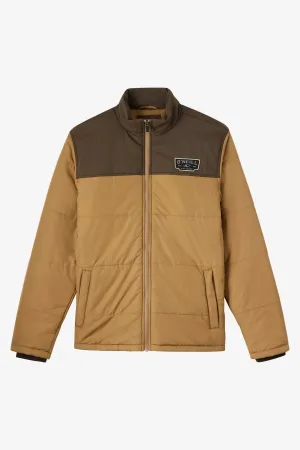 Oneill Mens Jacket Vista Quilted SnapFastenings
