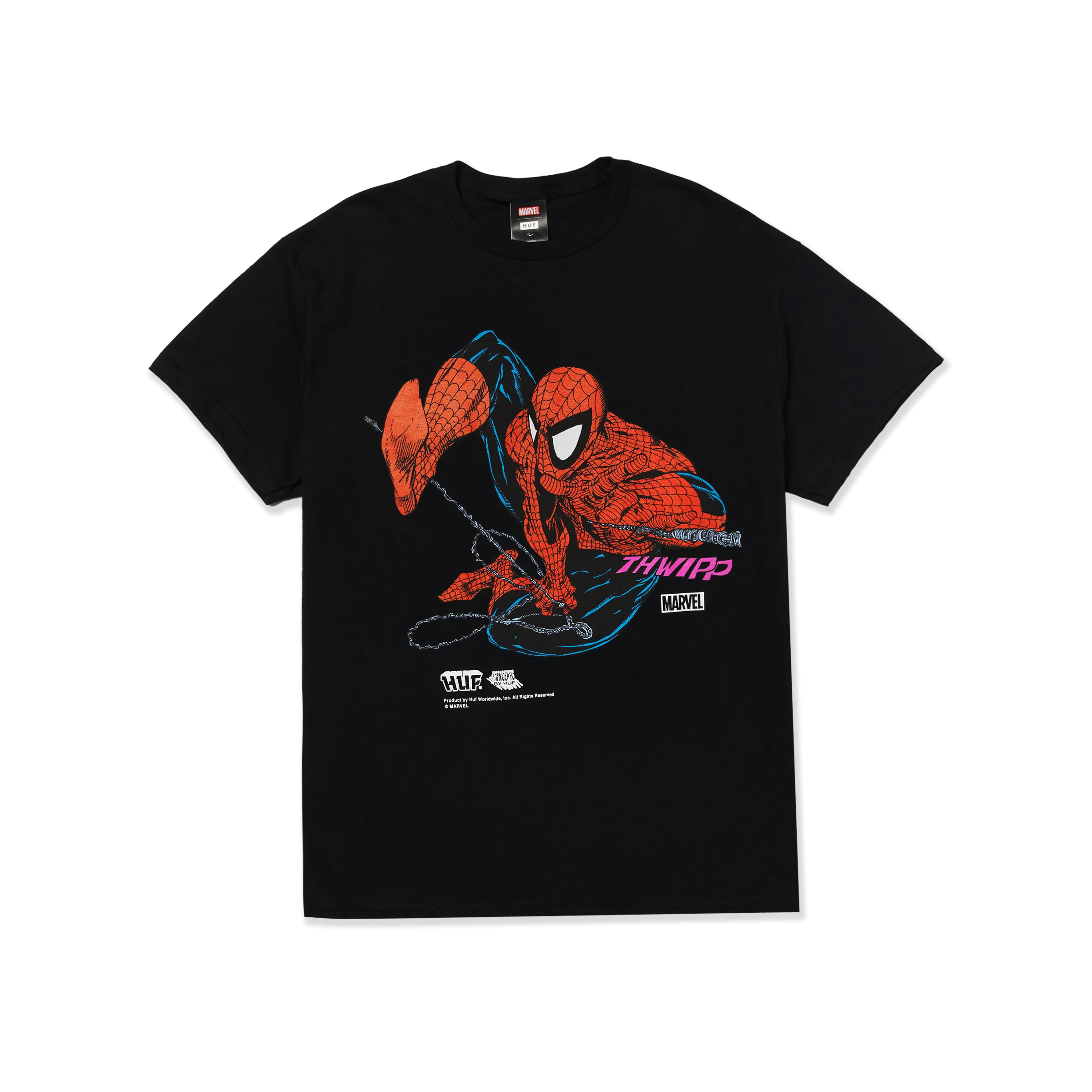 Sporty Comfort Soft Wear HUF x Marvel Spider-Man Traversal T-Shirt