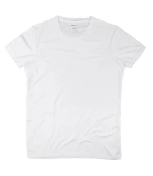 No-Shrink Fabric The Product Bamboo & Cotton T-Shirt (White)