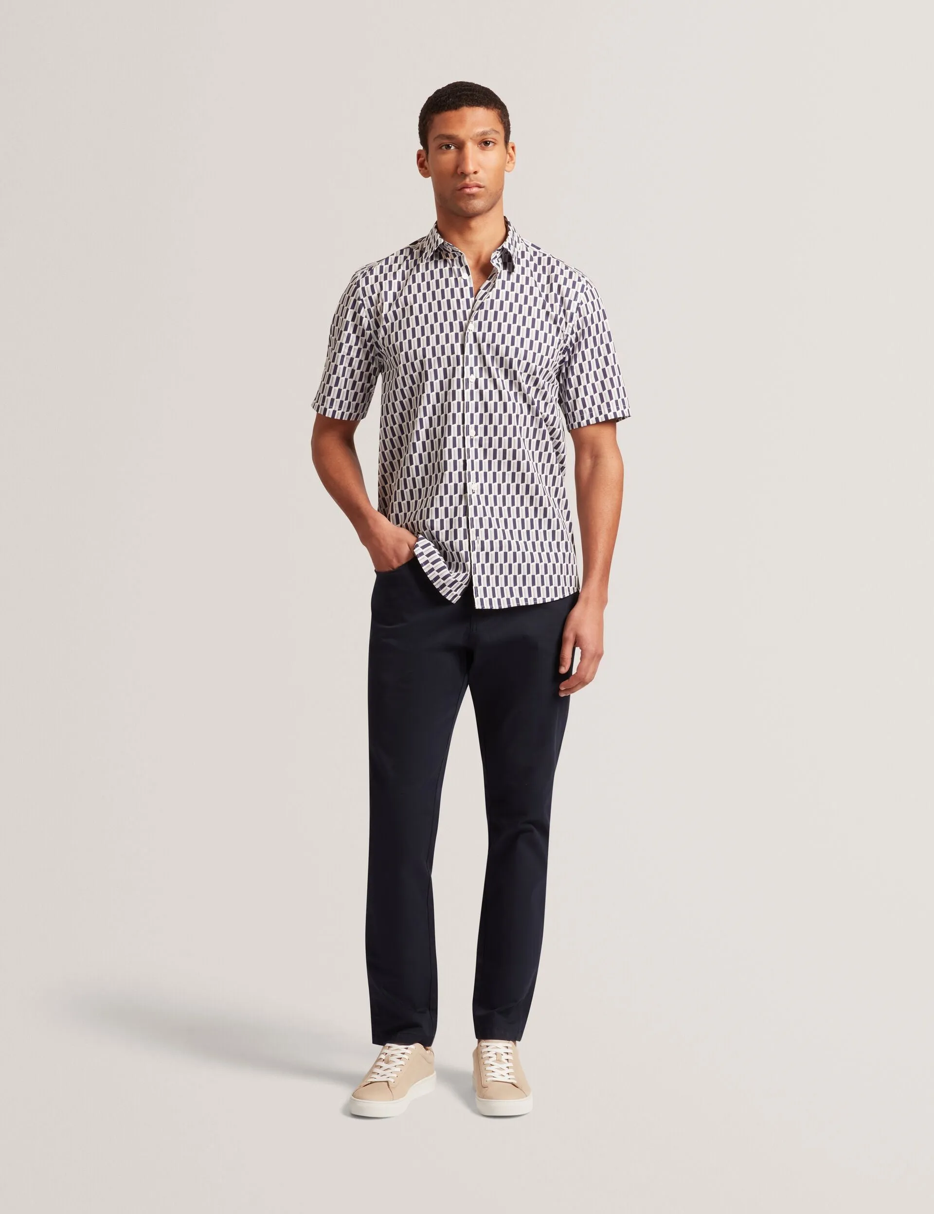 Durable Button Closures PEARSOS | NAVY