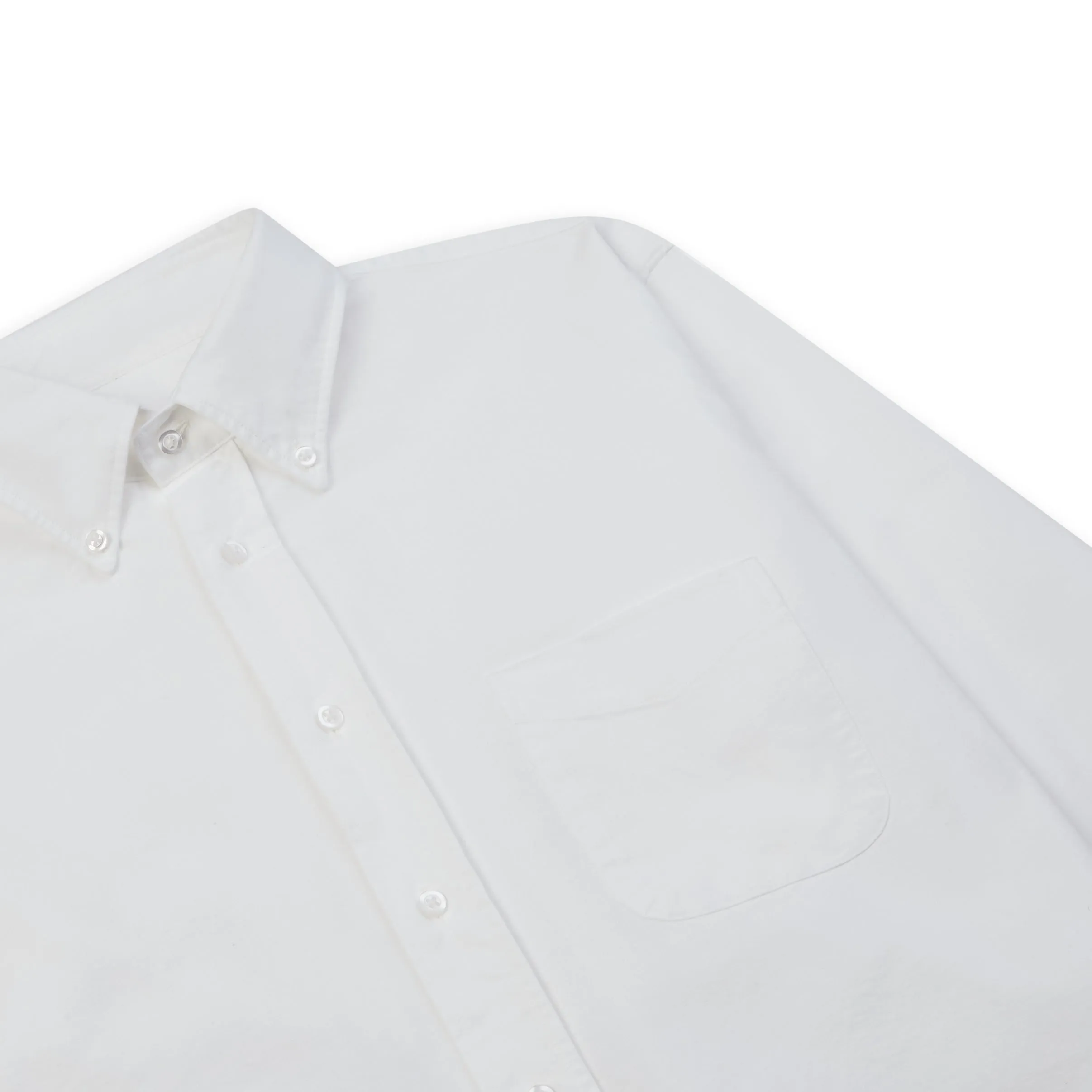 Oxford Button-Down Shirt - White Exclusive Collection Eco Dye Technique