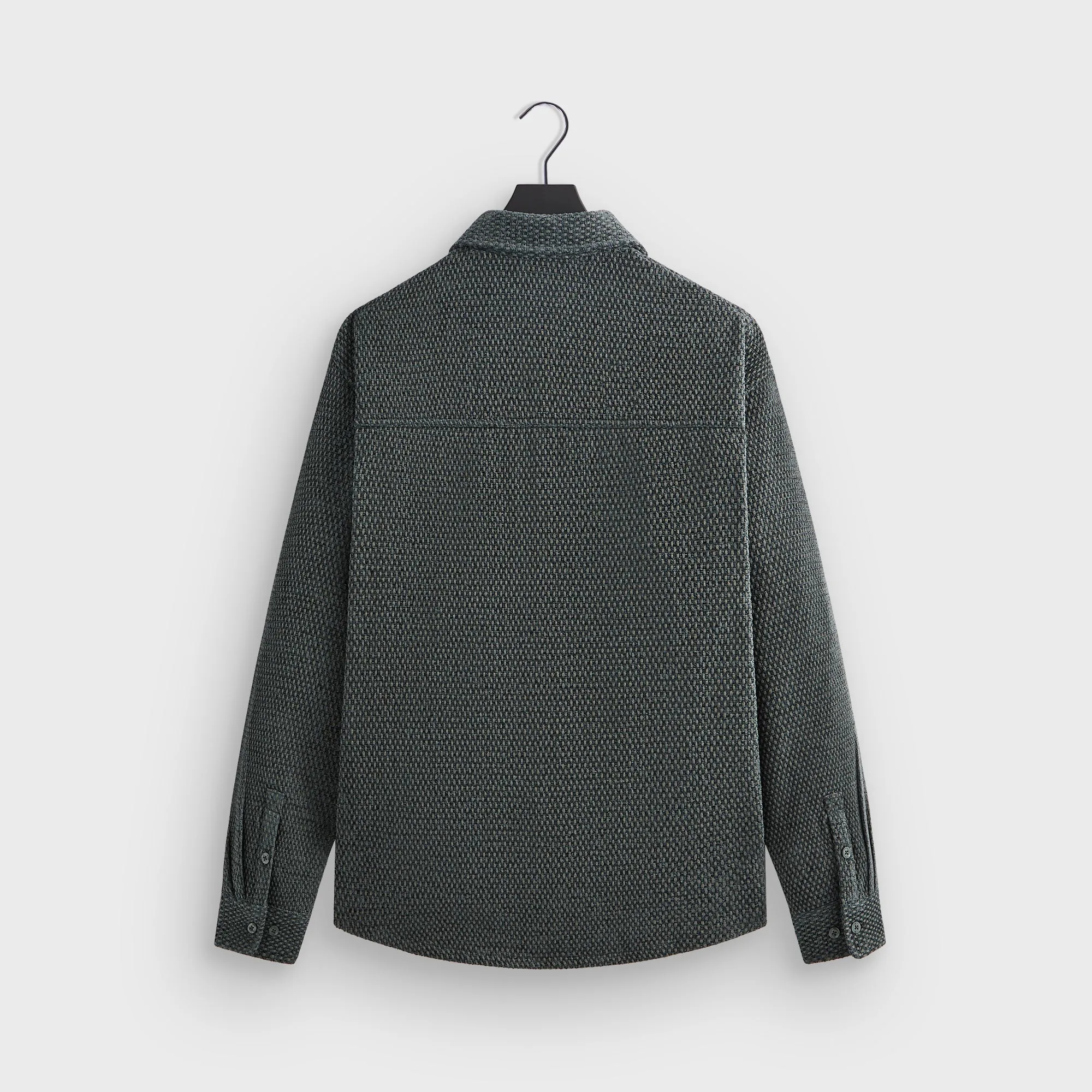Kith Chenille Tweed Apollo Shirt - Machine Low Profile Collar Design Foldable Storage
