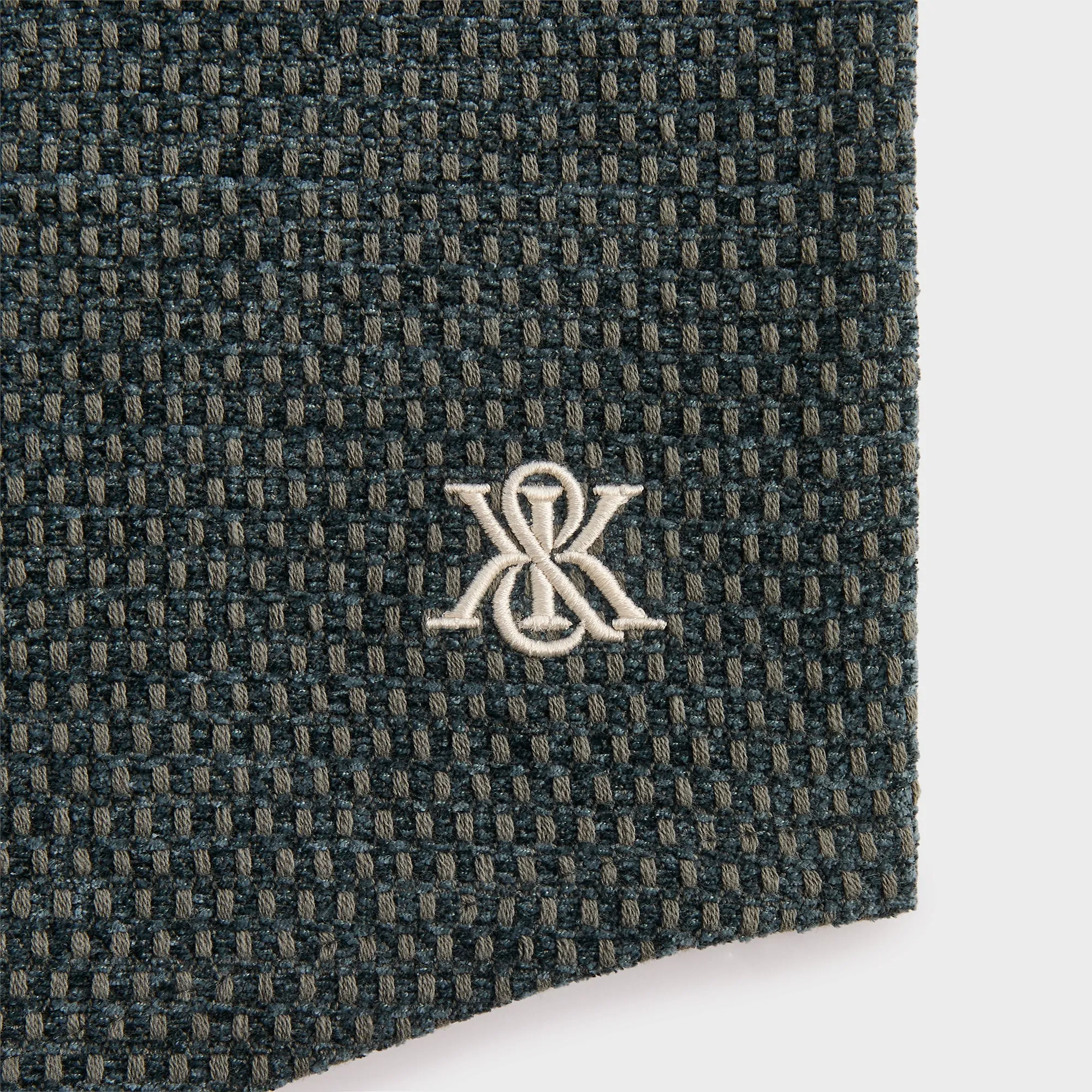 Old Style High Collar Design Kith Chenille Tweed Apollo Shirt - Machine