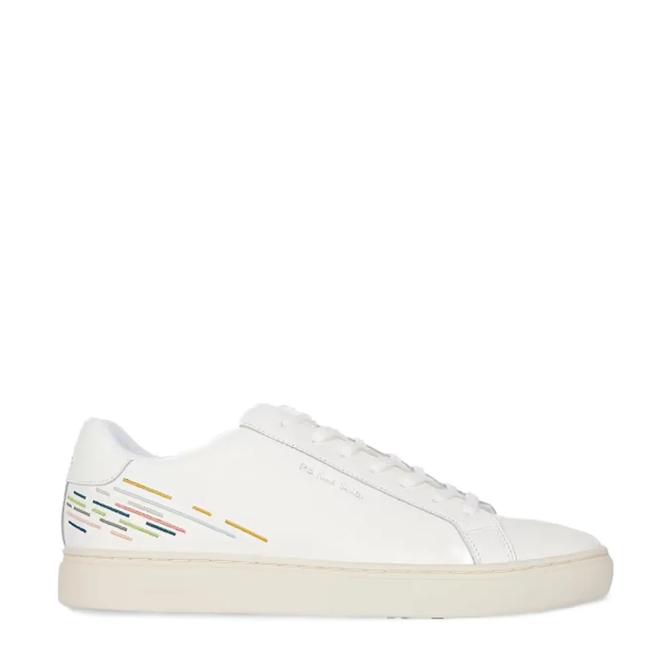 Freeze Proof Leg Slim Paul Smith Rex Embroidery Trainers White