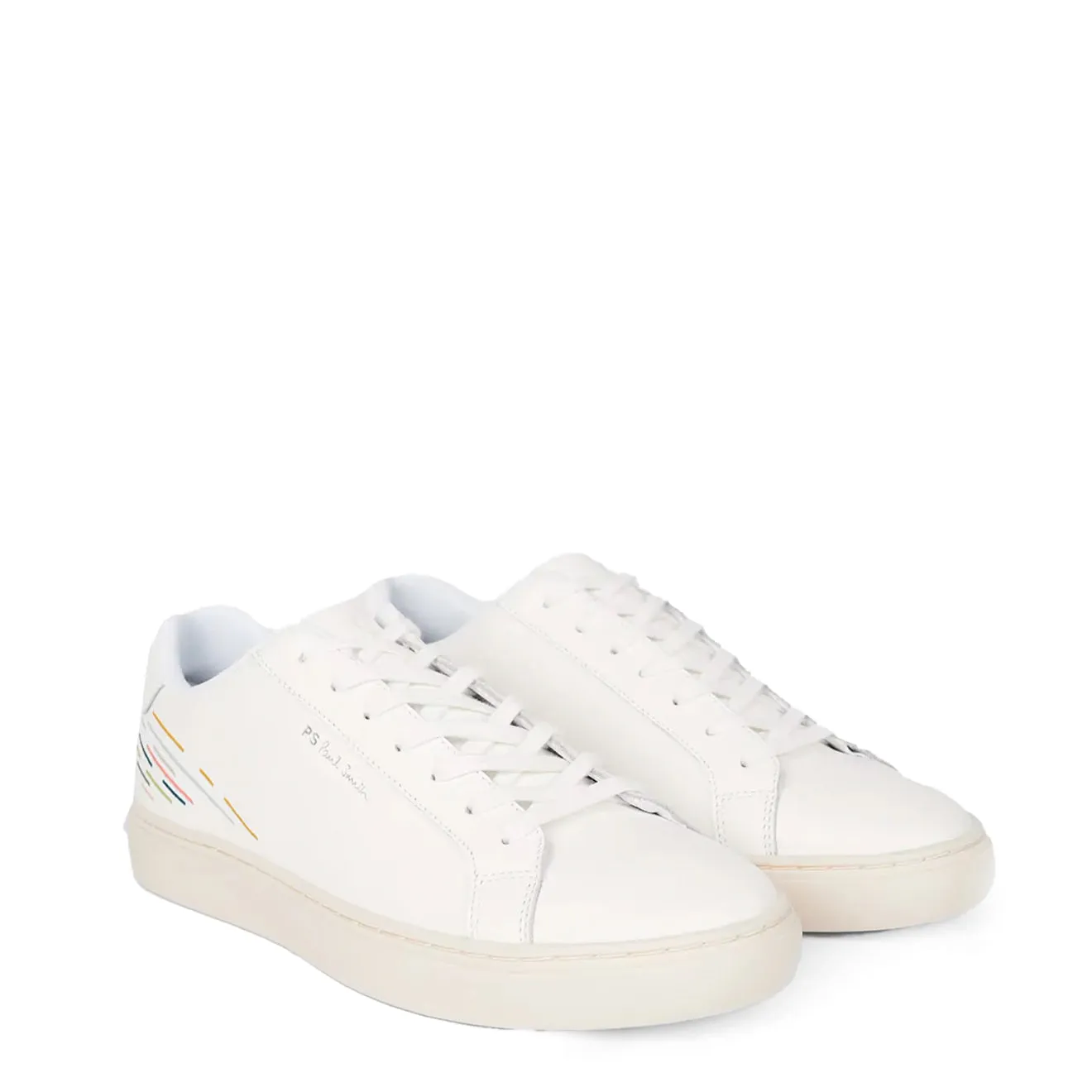 Paul Smith Rex Embroidery Trainers White Stride Bold