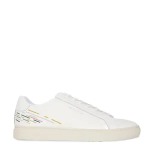 Freeze Proof Leg Slim Paul Smith Rex Embroidery Trainers White