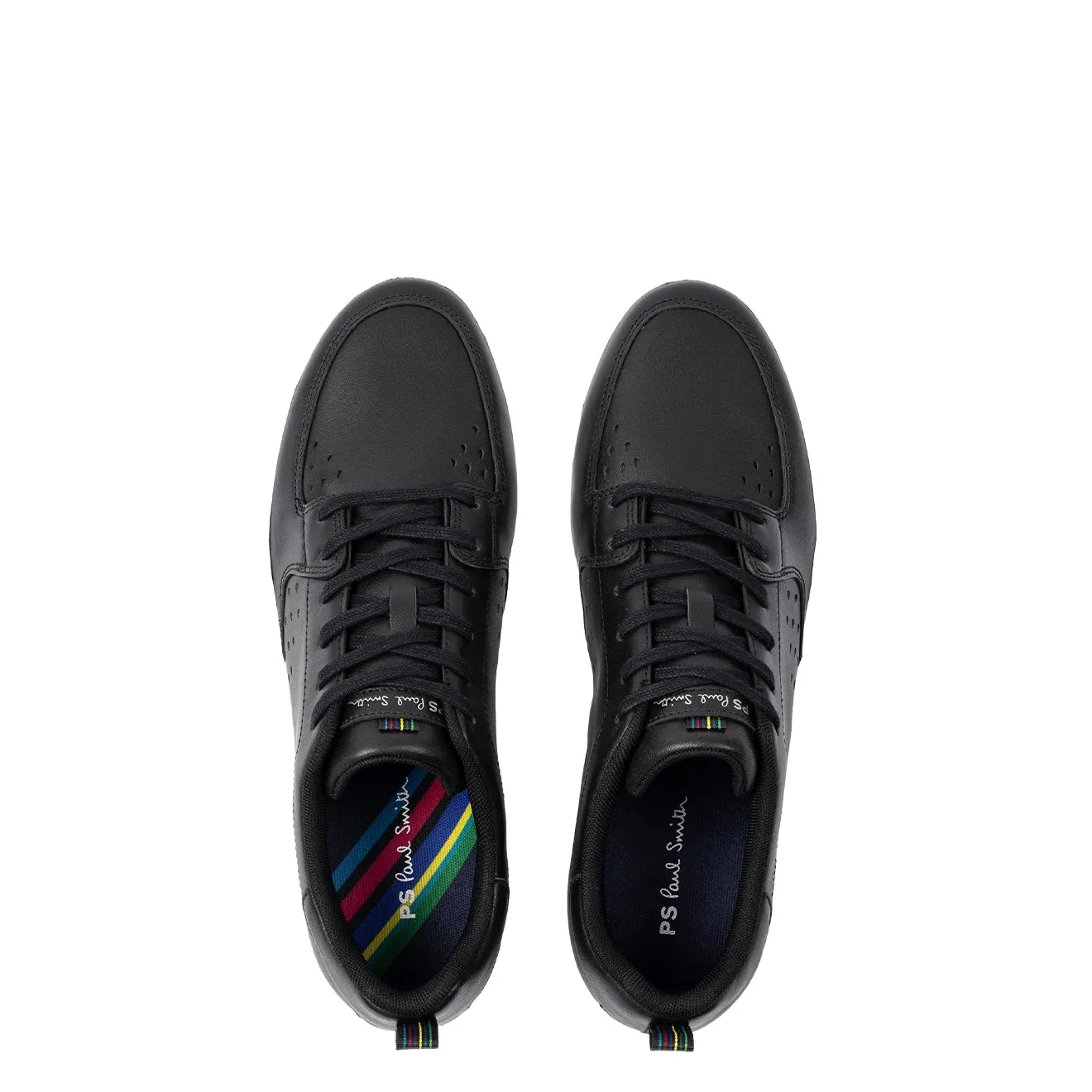Flexible Fit Busy Professionals Paul Smith Leather 'Cosmo' Trainers Black