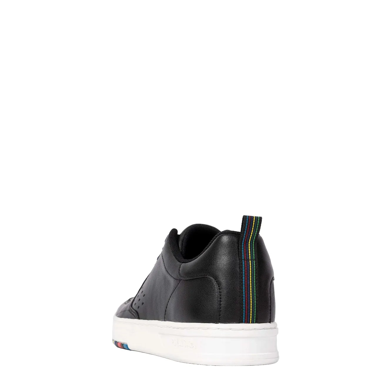 Paul Smith Leather 'Cosmo' Trainers Black Shiny Tone Quick Pack