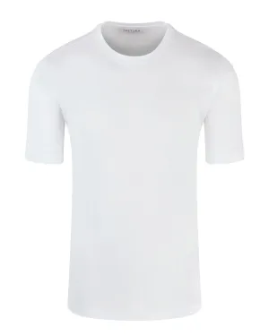Zattura Short Sleeve Mercerised T-shirt (White) Chill Vibes