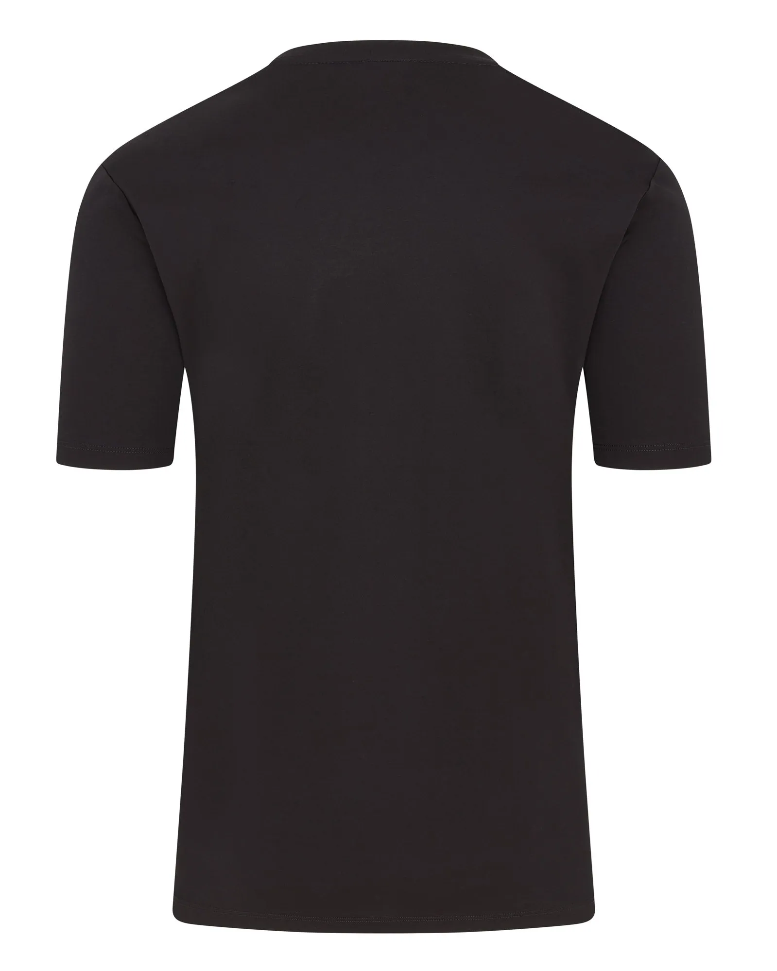 Paul & Shark Typhoon Re4x4 Aqua Touch Cotton T-shirt & Tech Shoulder Detail (BLACK) short sleeved Anti Static Fabric