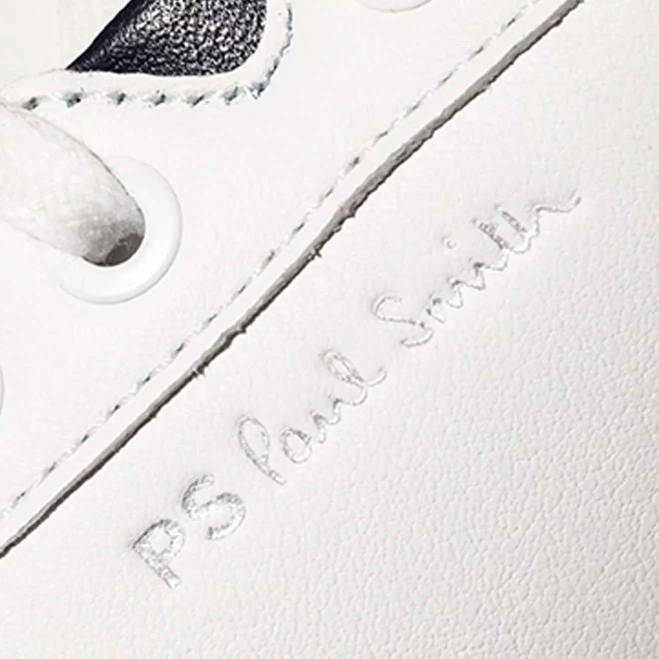 Paul Smith Albany Leather Zebra Trainers White Dust Guard