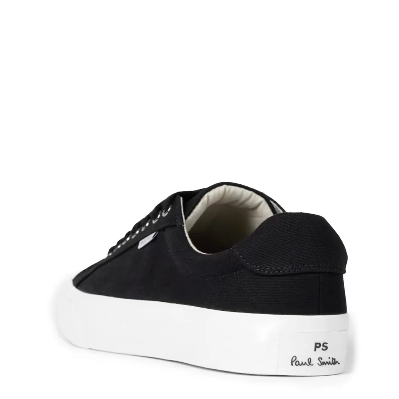 Anytime Go Roomy Toe Box Paul Smith Amos Canvas Trainers Black