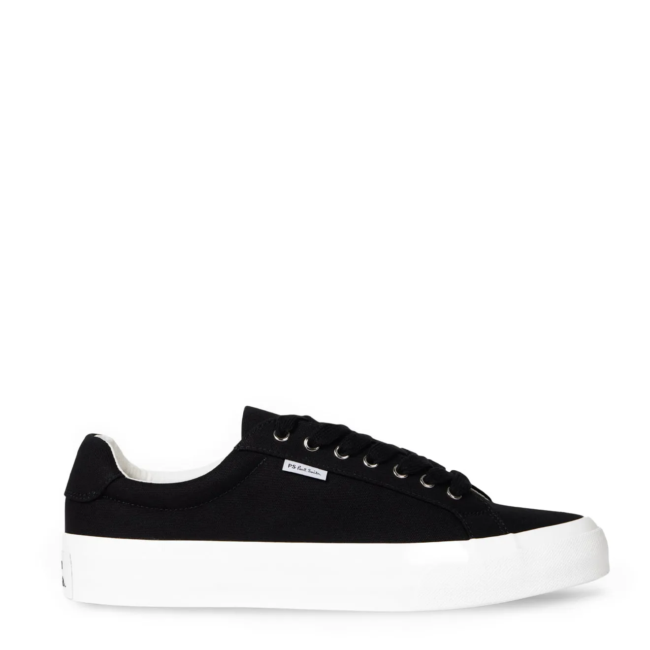 Thermal Insulation Paul Smith Amos Canvas Trainers Black