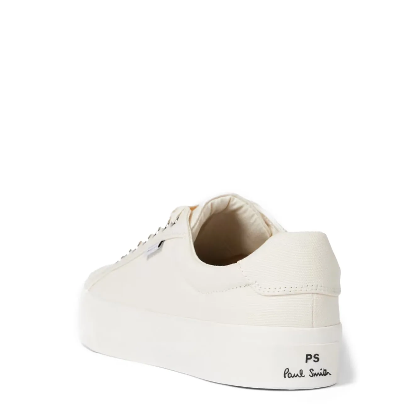 Ventilation holes Paul Smith Amos Canvas Trainers Ecru