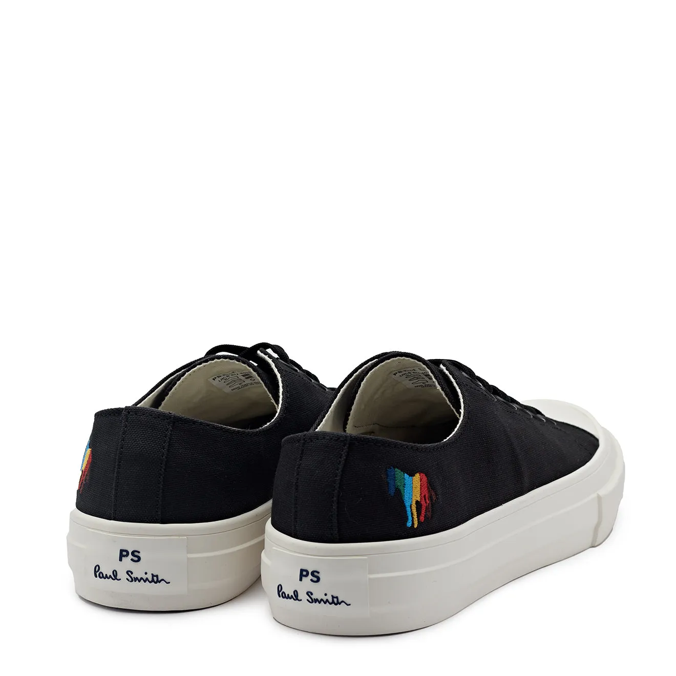 Slim Line Sweat Resistant Comfort Seekers Paul Smith Kinsey Trainers Black