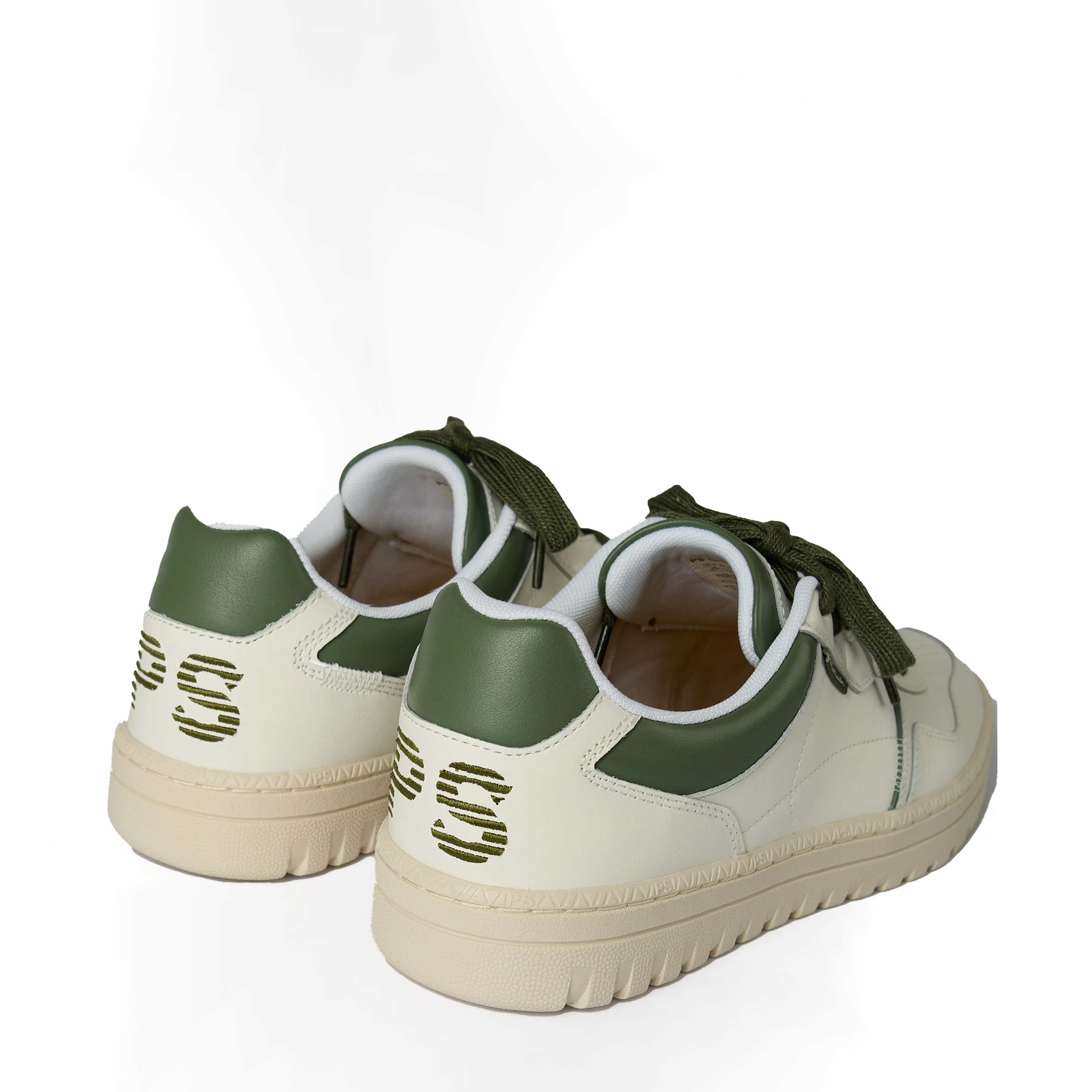 Paul Smith Mens Shoe Ellis Green Spoiler White Breathable Indoor Fitness