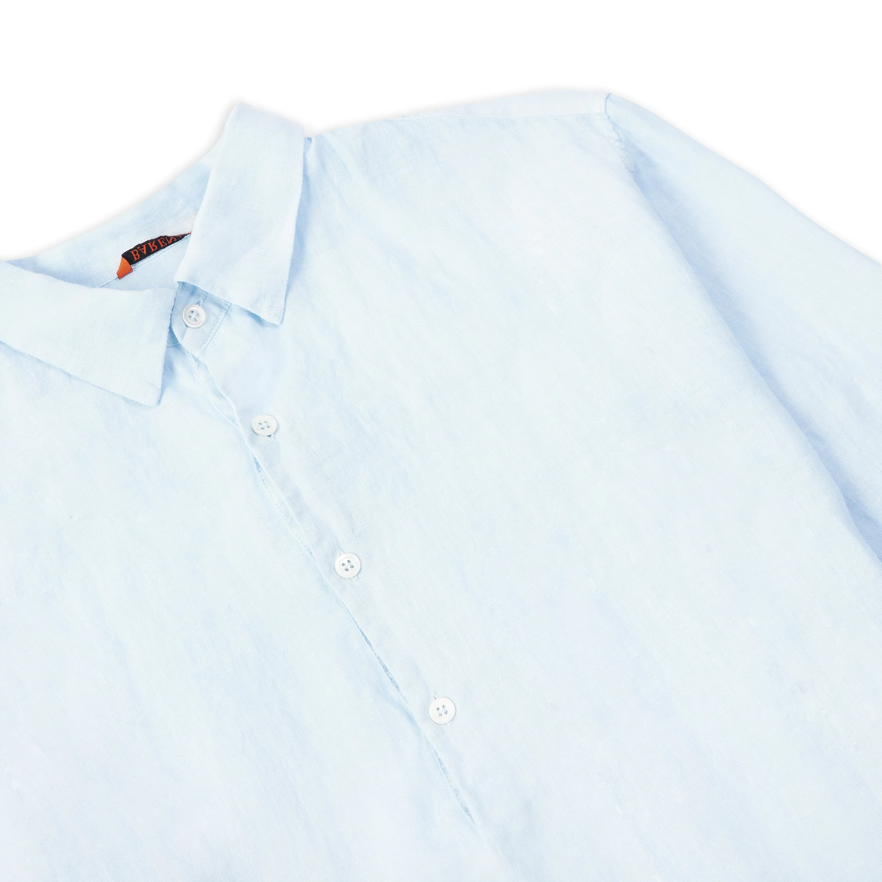 Reinforced Buttonholes Chic Ensemble Pavan Telino Shirt - Cielo