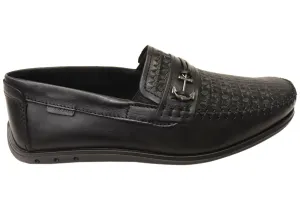 Street Safe Pegada Casper Mens Comfortable Leather Loafers Shoes Made In Brazil