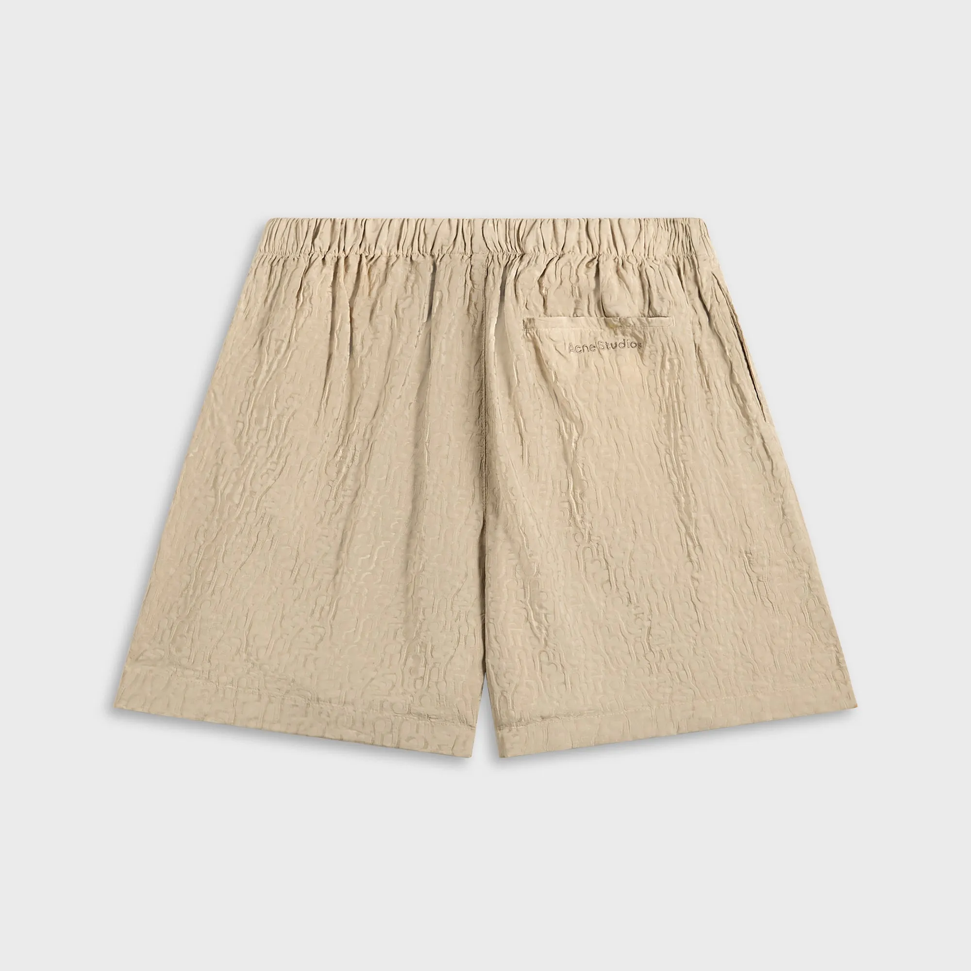 Acne Studios Woven Shorts - Warm Grey Quick Change Friendly