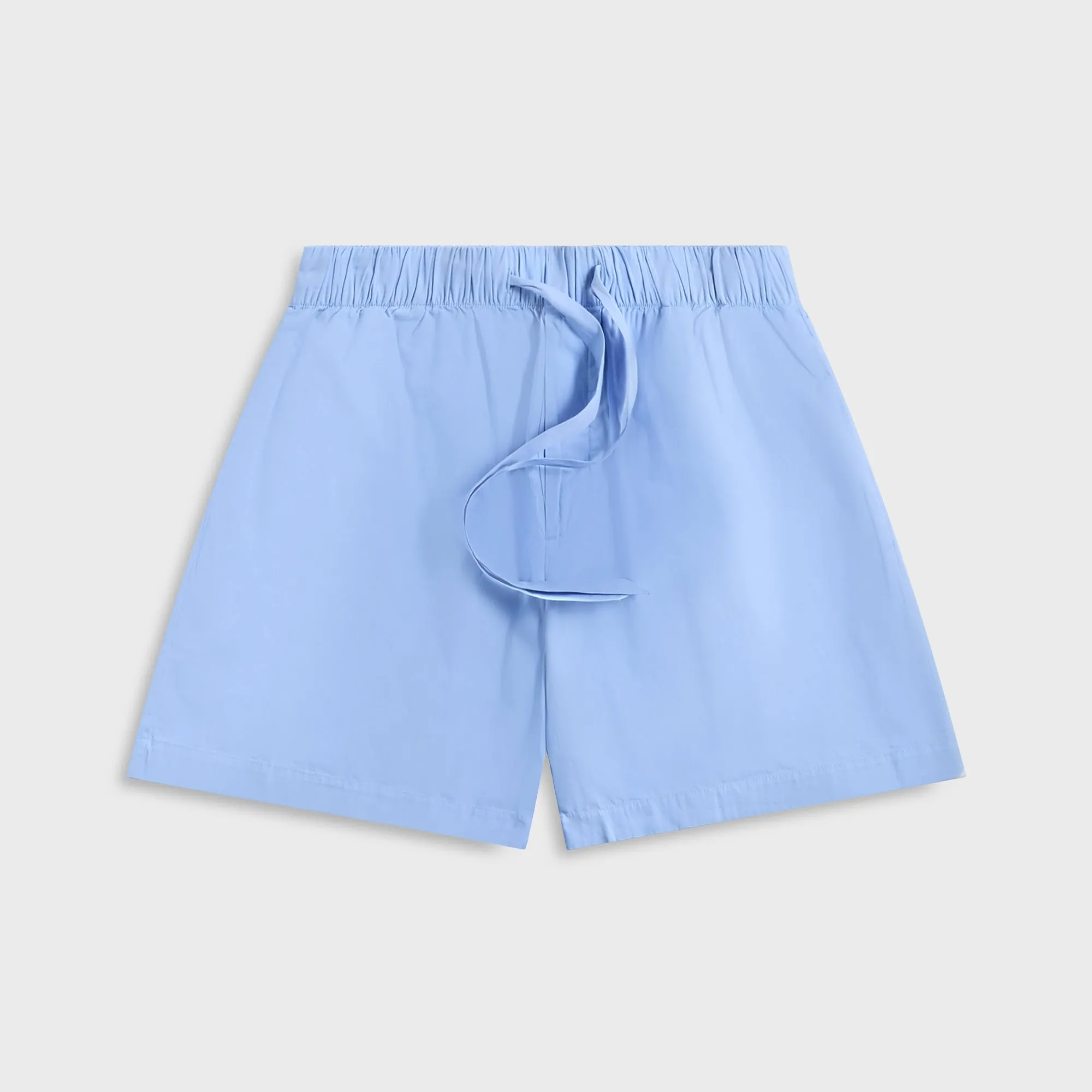 Tekla Poplin Pyjama Shorts - Solid Cornflower Blue Comfortable Design Light Wear