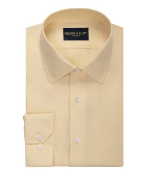 Canary Non-Iron Queens Oxford Dress Shirt - Spread Collar Plus Size